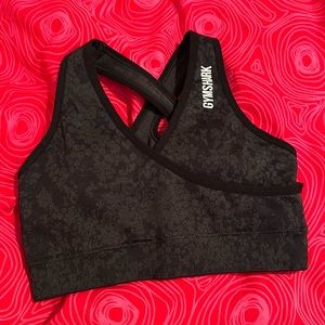 Gymshark Adapt Animal Seamless Sports Bra - Black